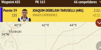 Joaquín Debeljuh Taruselli finalizó el Dakar 2022 14