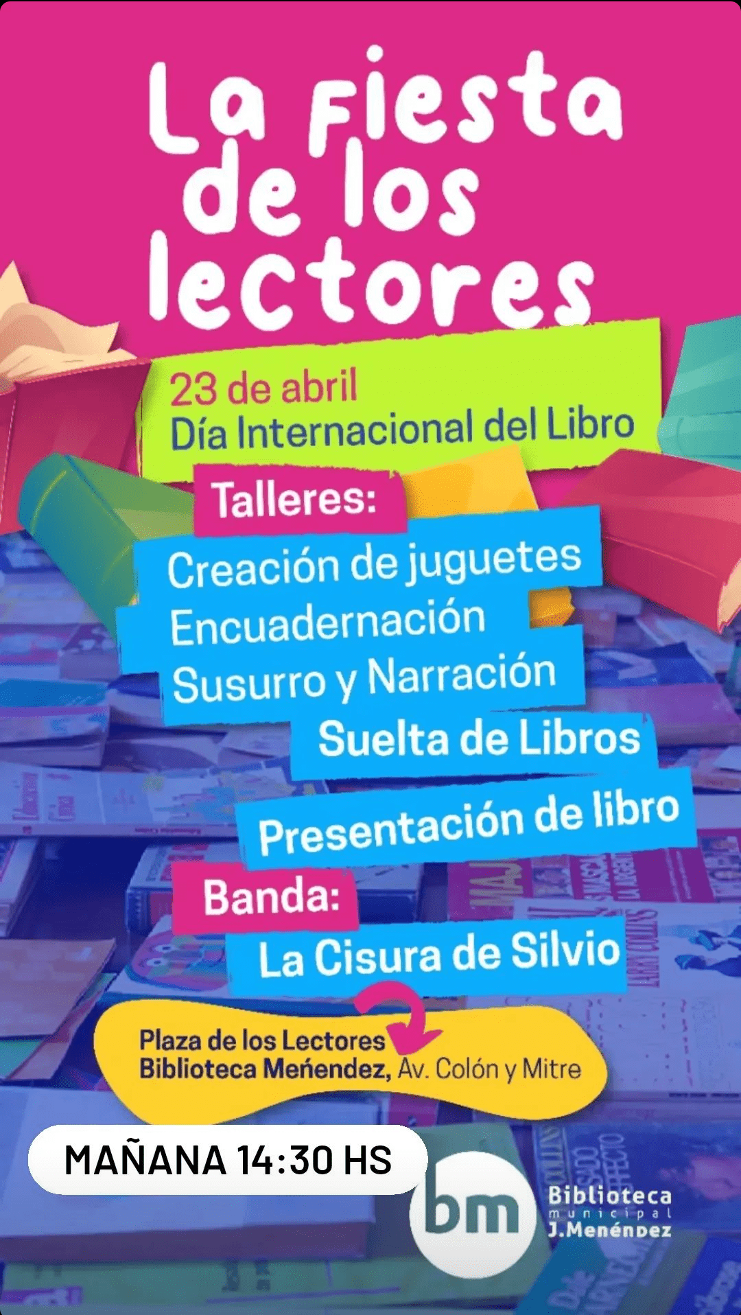 La Biblioteca Menéndez celebra hoy el Día Internacional del Libro 1