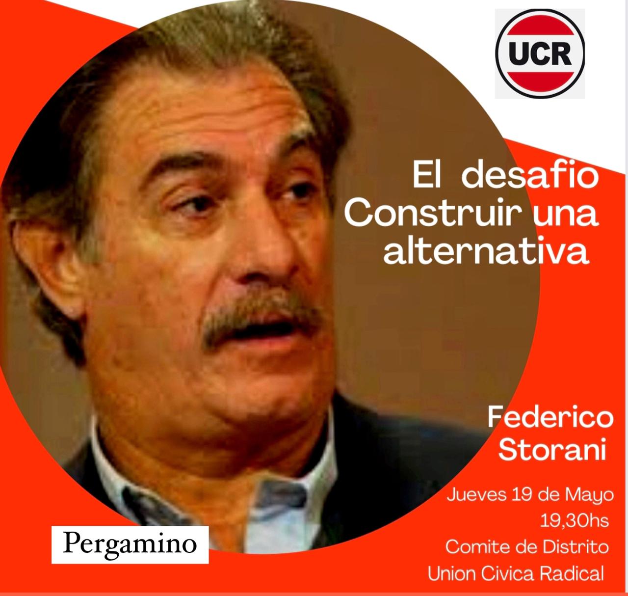El histórico dirigente radical Federico Storani visitará hoy Pergamino