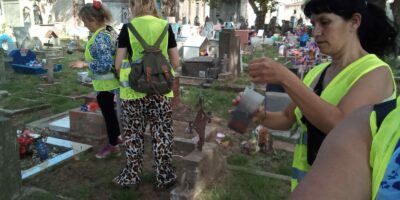 Prevención de Dengue: Control de larvas y toma de muestras en el Cementerio 10