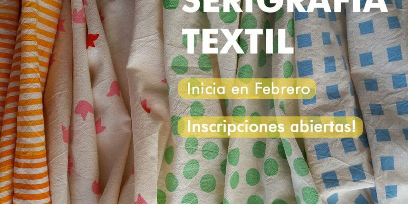 Taller de Serigrafía Textil Experimental en el Centro Cultural Bellas Artes 1