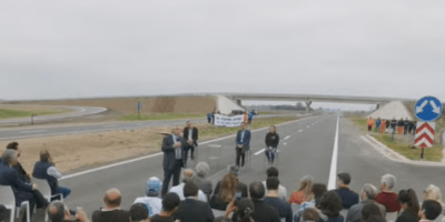 Alberto Fernández inauguró un nuevo tramo de la Autovía Pilar-Pergamino 14